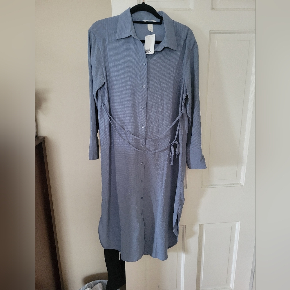 NWT H&M Mama/Maternity Blue Women's Dress In Size Small